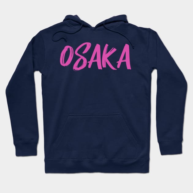 Osaka (pink) Hoodie by My Geeky Tees - T-Shirt Designs